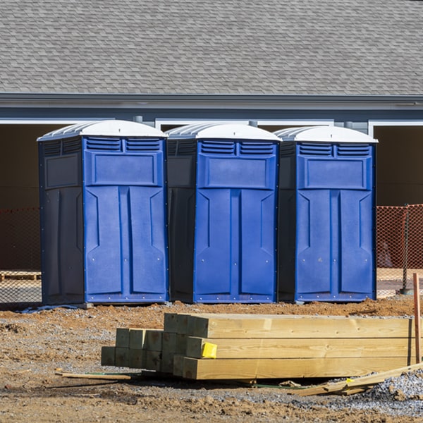 how often are the porta potties cleaned and serviced during a rental period in Molalla Oregon